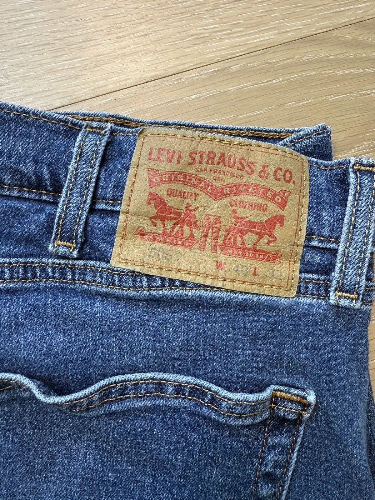 Levi's Levi's 505 blue jeans Size US 40 / EU 56 - 5 Thumbnail