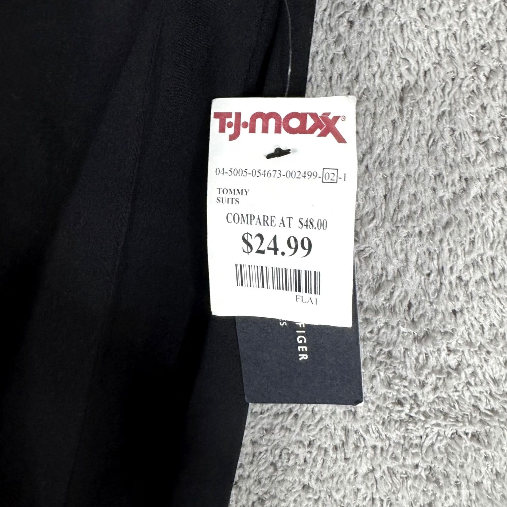 Tommy Hilfiger Tommy Hilfiger Suit Pants Womens 4 Black Slim Stretch Tailored Workwear Office Pants Suit Size 27" / US 4 / IT 40 - 4 Thumbnail