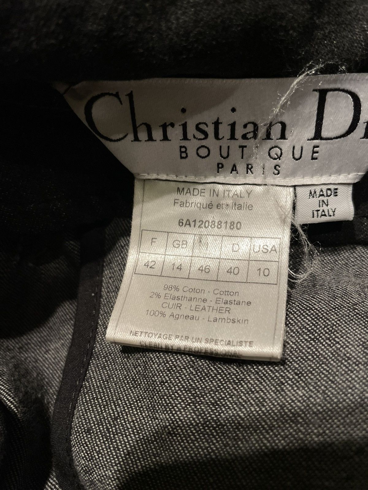 Christian Dior Monsieur 🔥 Christian Dior Boutique Lambskin Coat Size US M / EU 48-50 / 2 - 10 Thumbnail