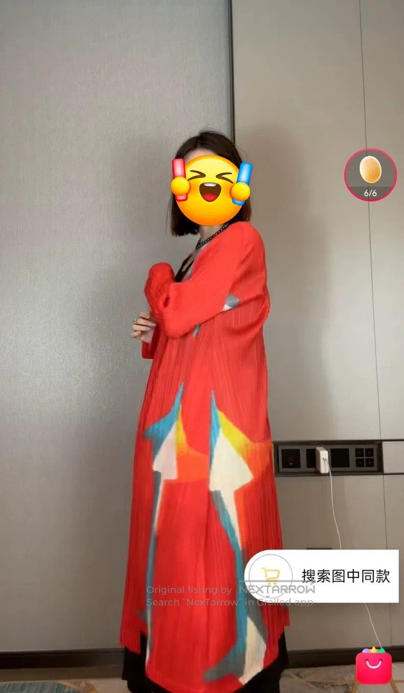 Issey Miyake Issey Miyake Paper Crane Oil Painting Trench Coat Size XL / US 12-14 / IT 48-50 - 6 Thumbnail