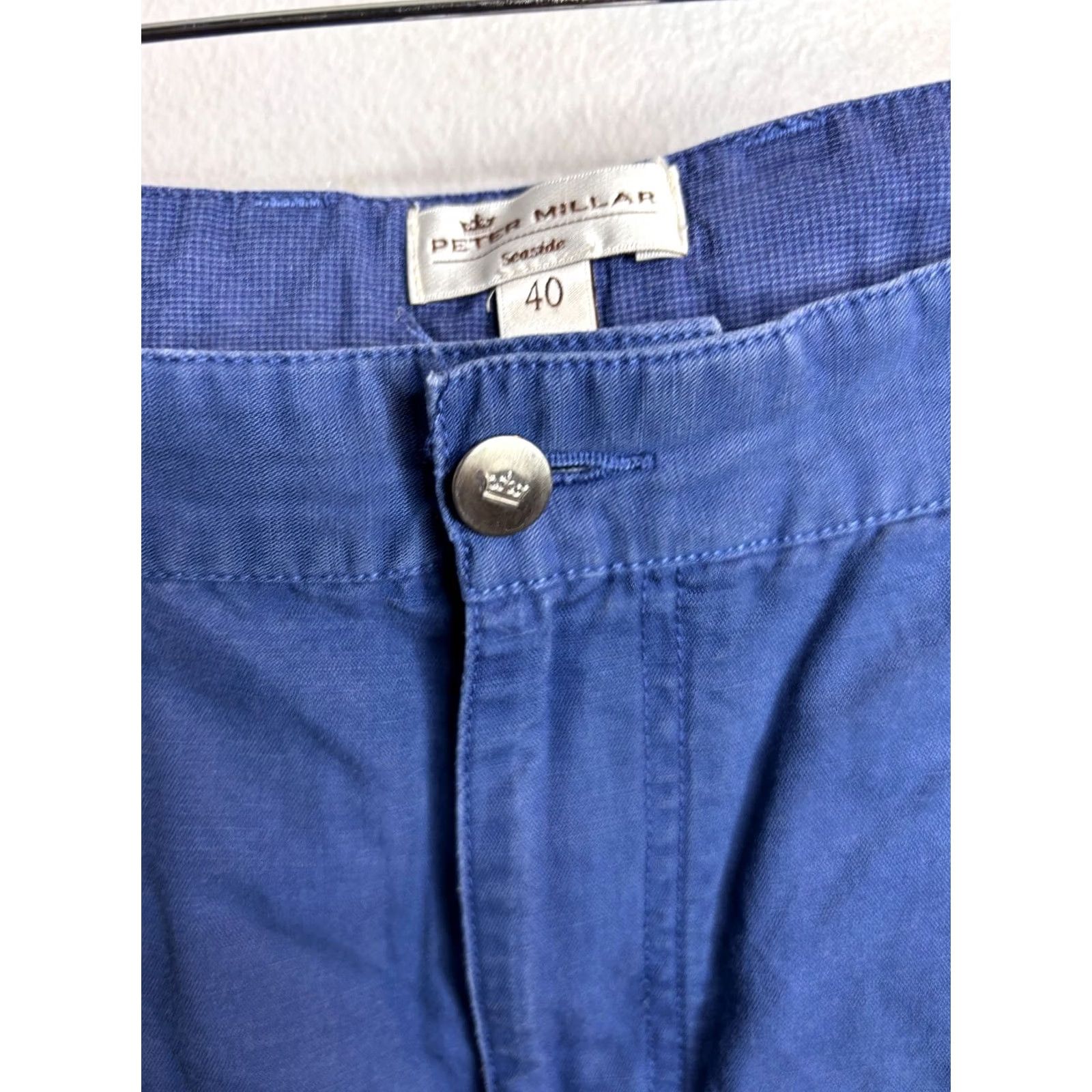 Peter Millar Peter Millar Crown Seaside Pants Men’s 40 Blue Chino Classic Golf Casual 5563 Size US 40 / EU 56 - 4 Thumbnail