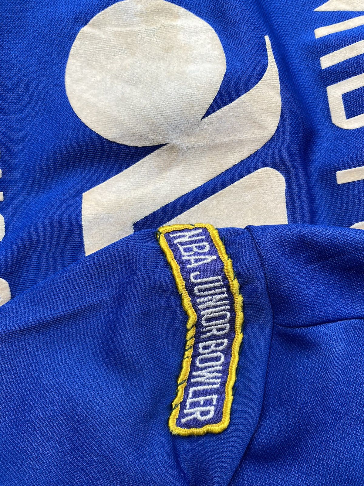 Designer × Vintage Mr. More Blue Short-Sleeve Shirt with Embroidered Patch Size US S / EU 44-46 / 1 - 4 Thumbnail
