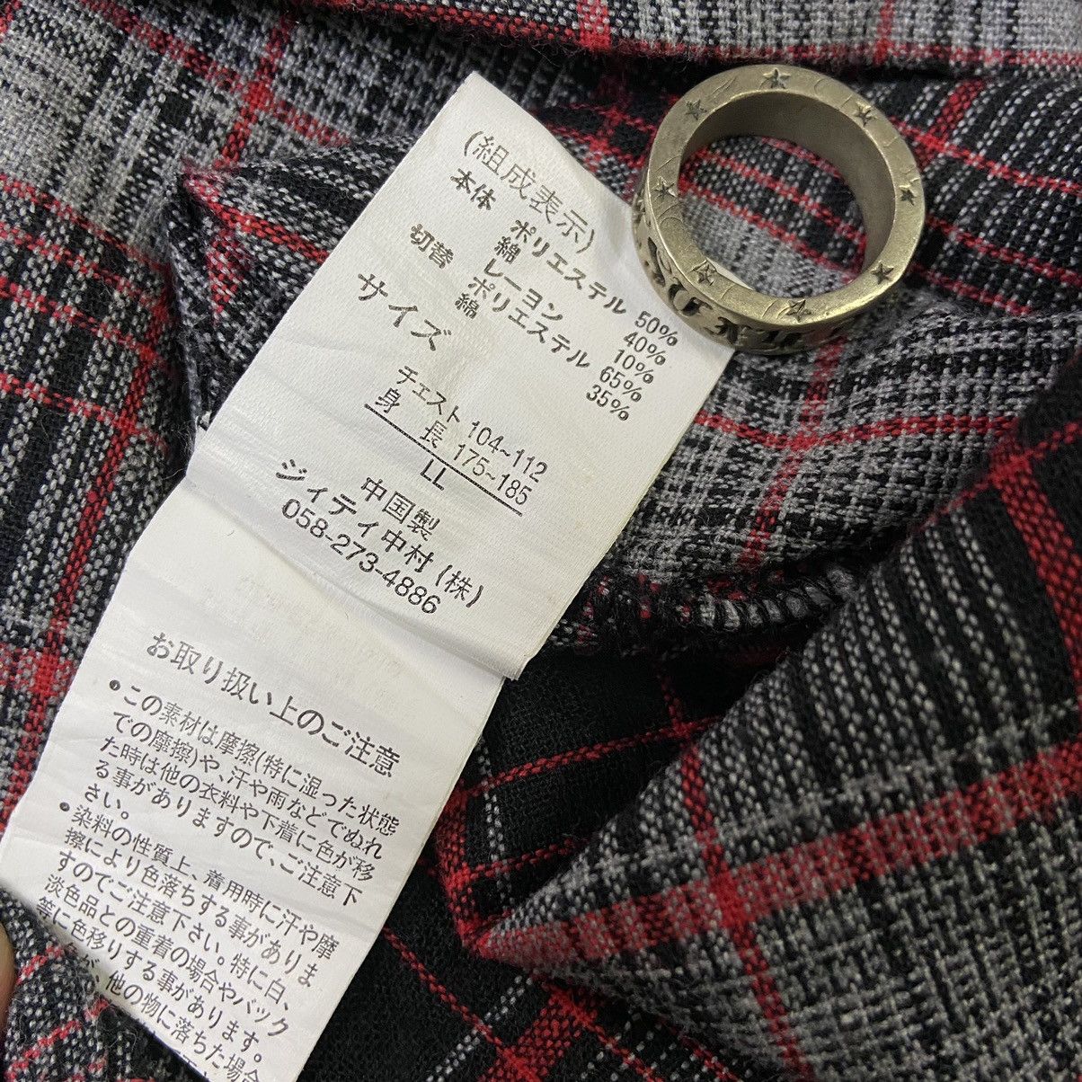 In The Attic 2000s In The Attic Plaid Patchwork Military Punk Shirt Size US XL / EU 56 / 4 - 6 Thumbnail