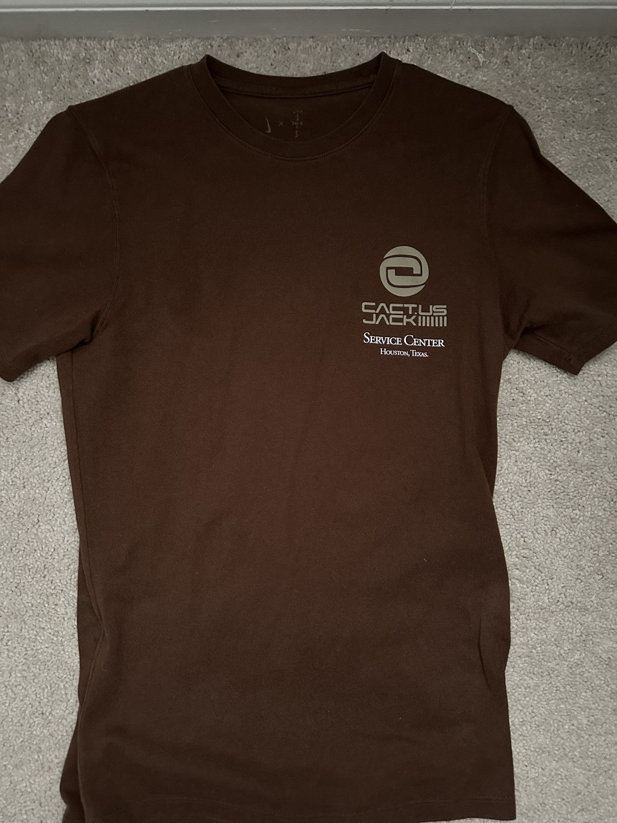 Nike × Travis Scott Cactus Jack Corp tee Size US S / EU 44-46 / 1 - 1 Thumbnail