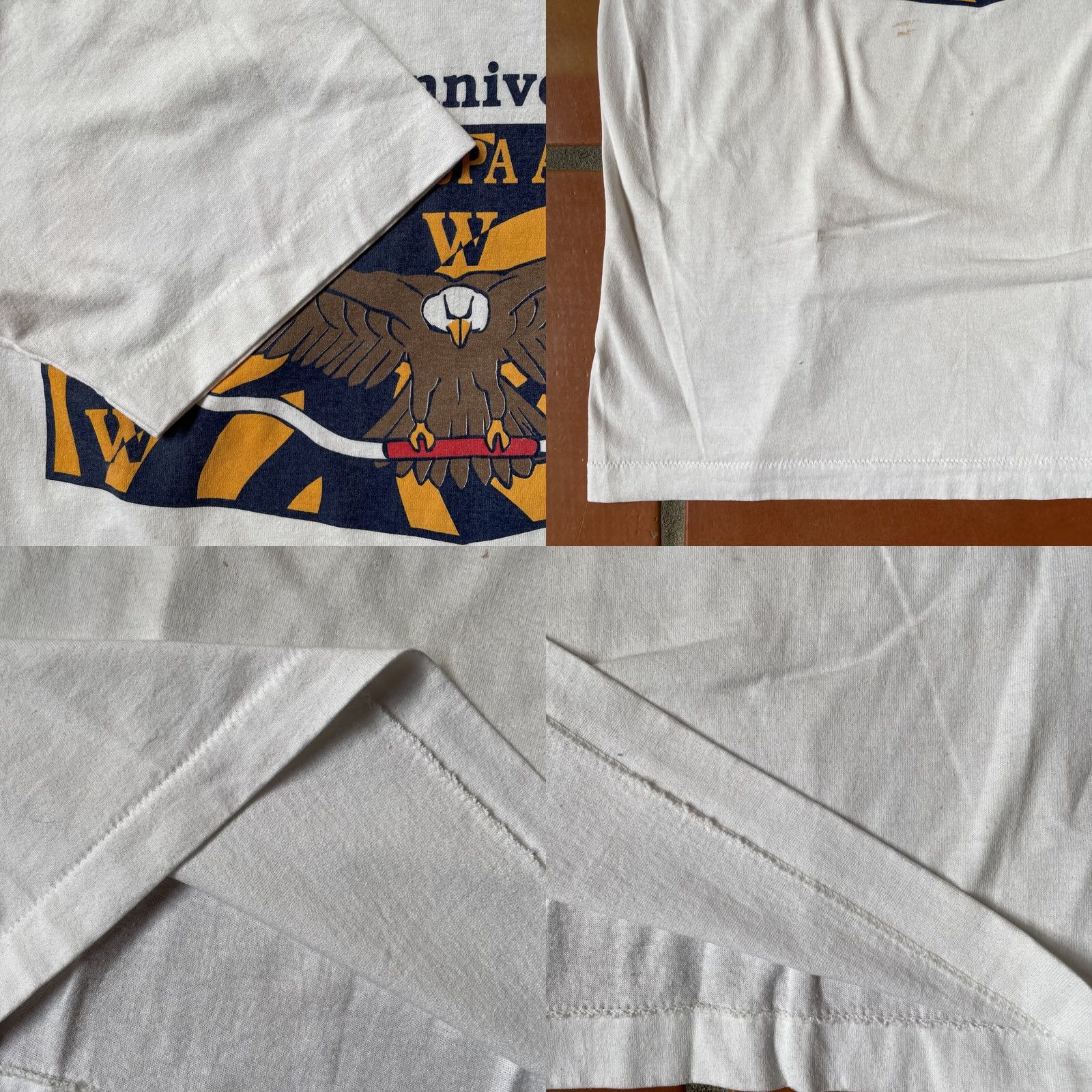 Fruit Of The Loom VINTAGE Fruit Of The Loom Men’s White Large T Shirt Made In USA 90s Graphic Tee Shirt Mens White 90s Size US L / EU 52-54 / 3 - 8 Thumbnail