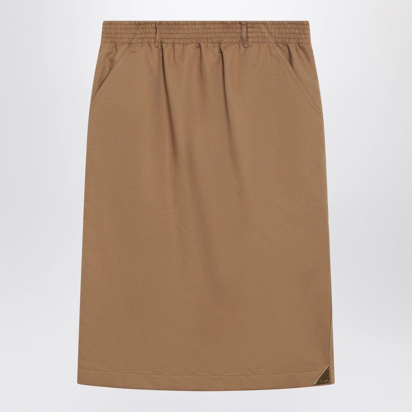 Chloe Chloe Beige Midi Pencil Skirt Size 28" / US 6 / IT 42 - 1 Thumbnail