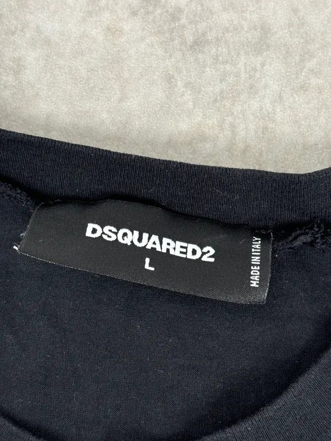 Dsquared2 SS2017 Dsquared2 Black Safety Pin Print T-Shirt Size US L / EU 52-54 / 3 - 8 Thumbnail