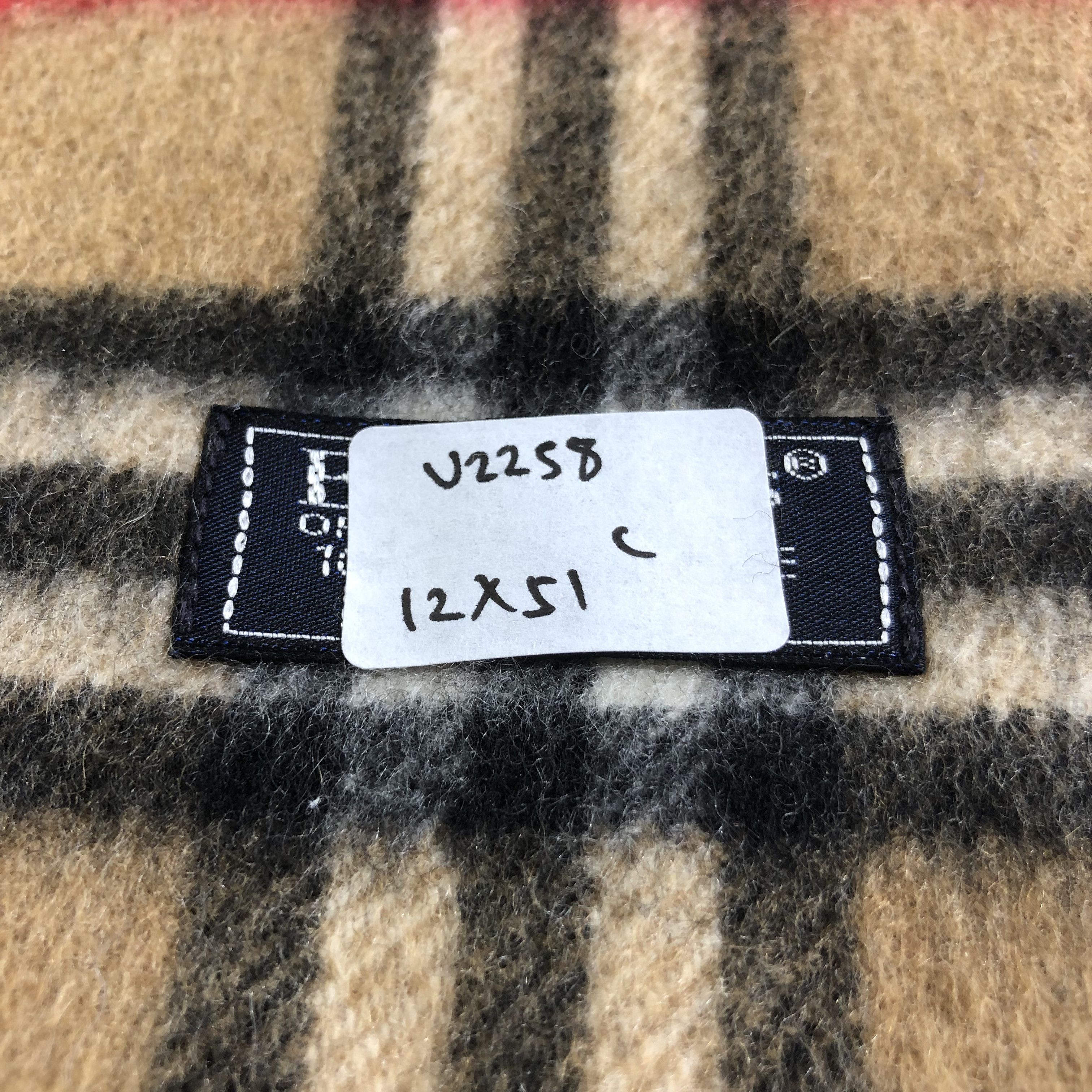 Burberry Burberrys Tan Nova Check Cashmere Scarf Muffler V2258 Size ONE SIZE - 6 Thumbnail
