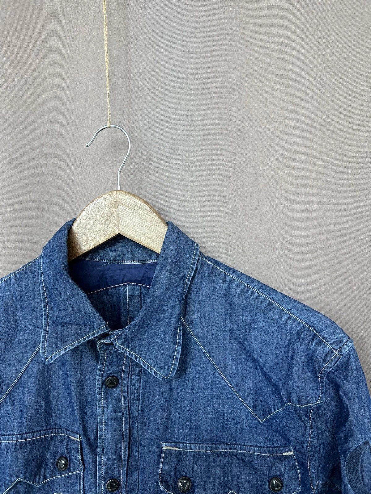 G-Star G-Star Raw Denim Motor Front Shirt Men Size M Long Sleeve Size US M / EU 48-50 / 2 - 6 Thumbnail