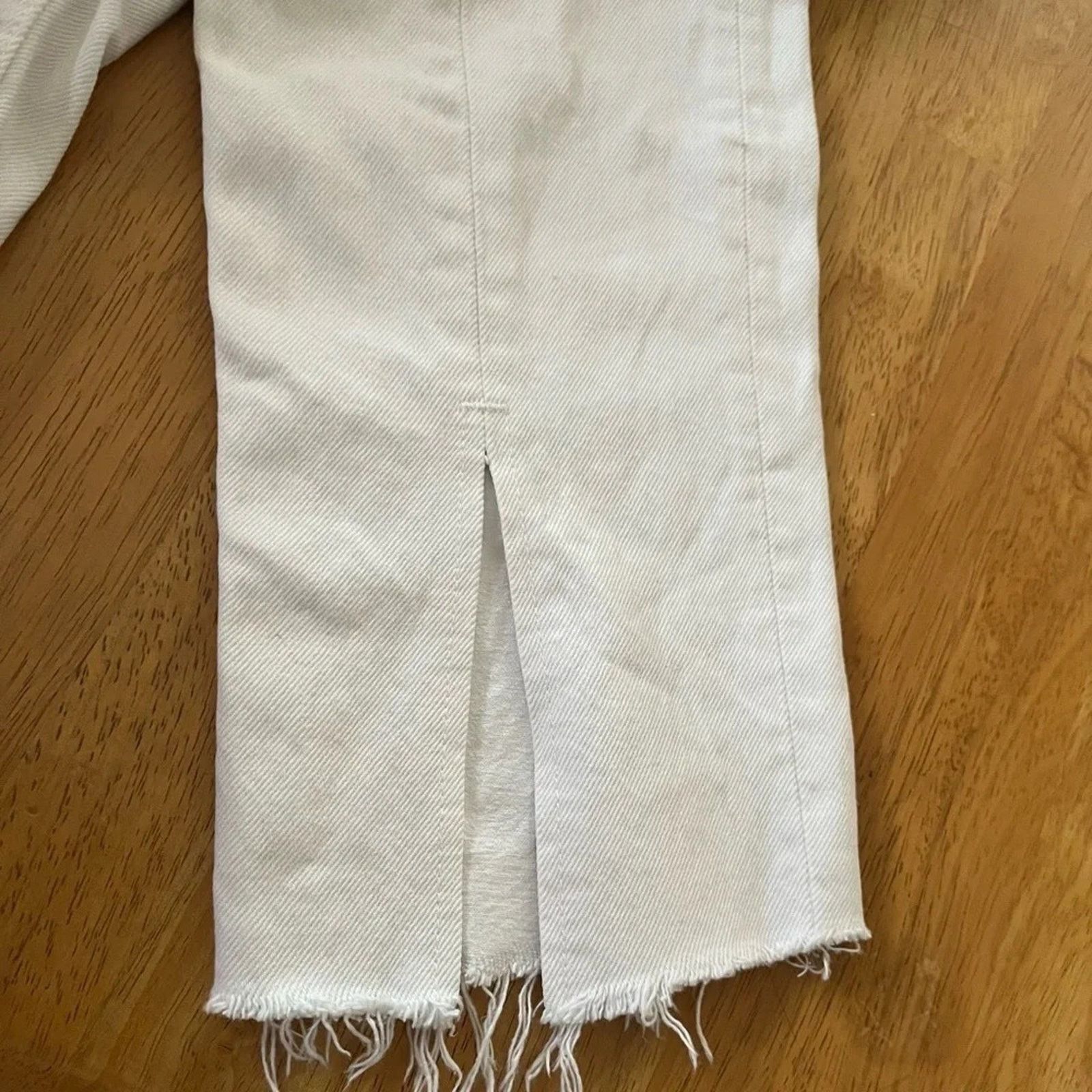 GRLFRND Grlfrnd Cheryl jeans, sz 24 in Sweet City Woman (white) Size 24" / US 00 / IT 34 - 6 Thumbnail