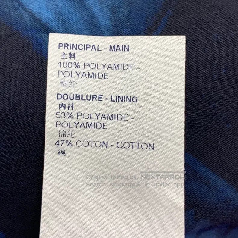 Louis Vuitton Louis Vuitton Long Sleeve Jacket in Dark Blue Monogrammed Size US XL / EU 56 / 4 - 7 Thumbnail