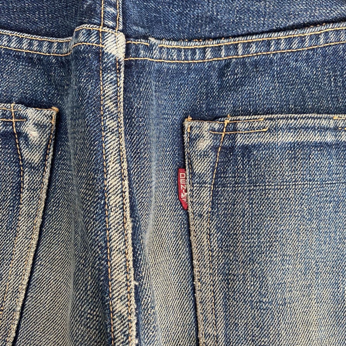 Denime Vintage 90’s Denime Faded Blue Distressed Selvedge Jeans Size US 30 / EU 46 - 13 Thumbnail