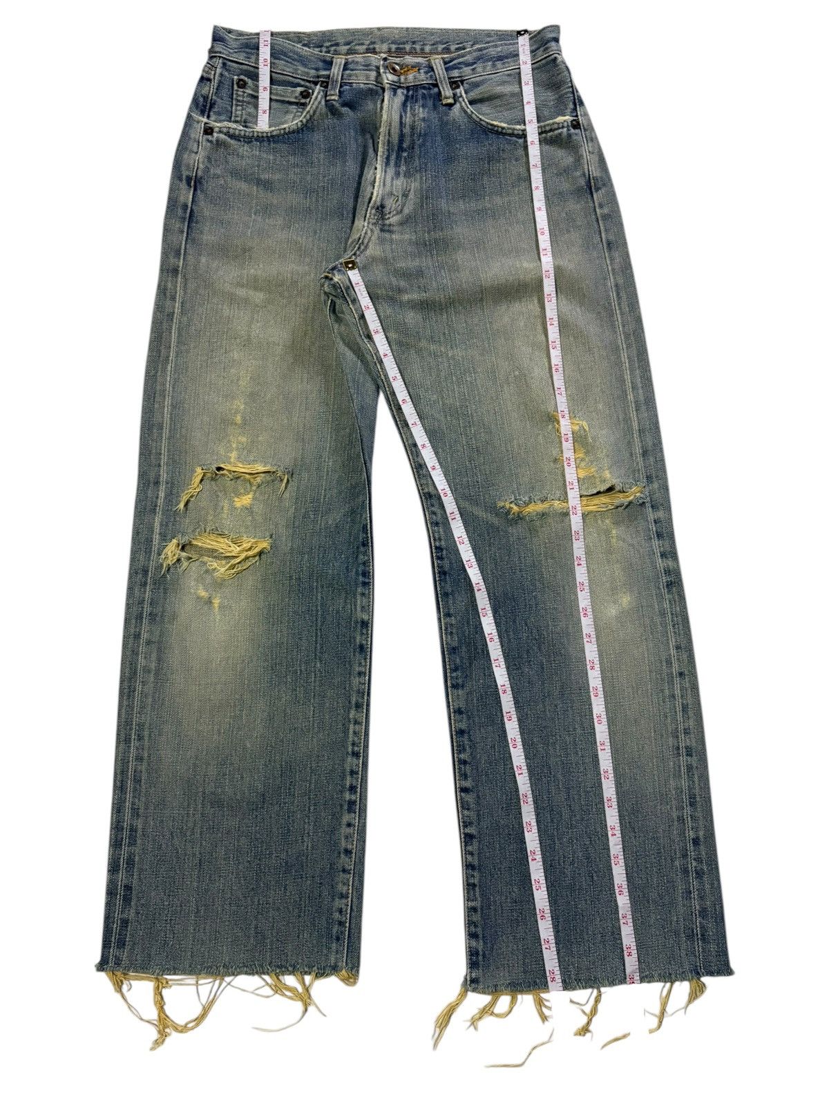 Edwin × Japanese Brand Vintage Japanese Edwin 505x Selvedge Mud Wash Baggy Jeans Size US 30 / EU 46 - 14 Thumbnail