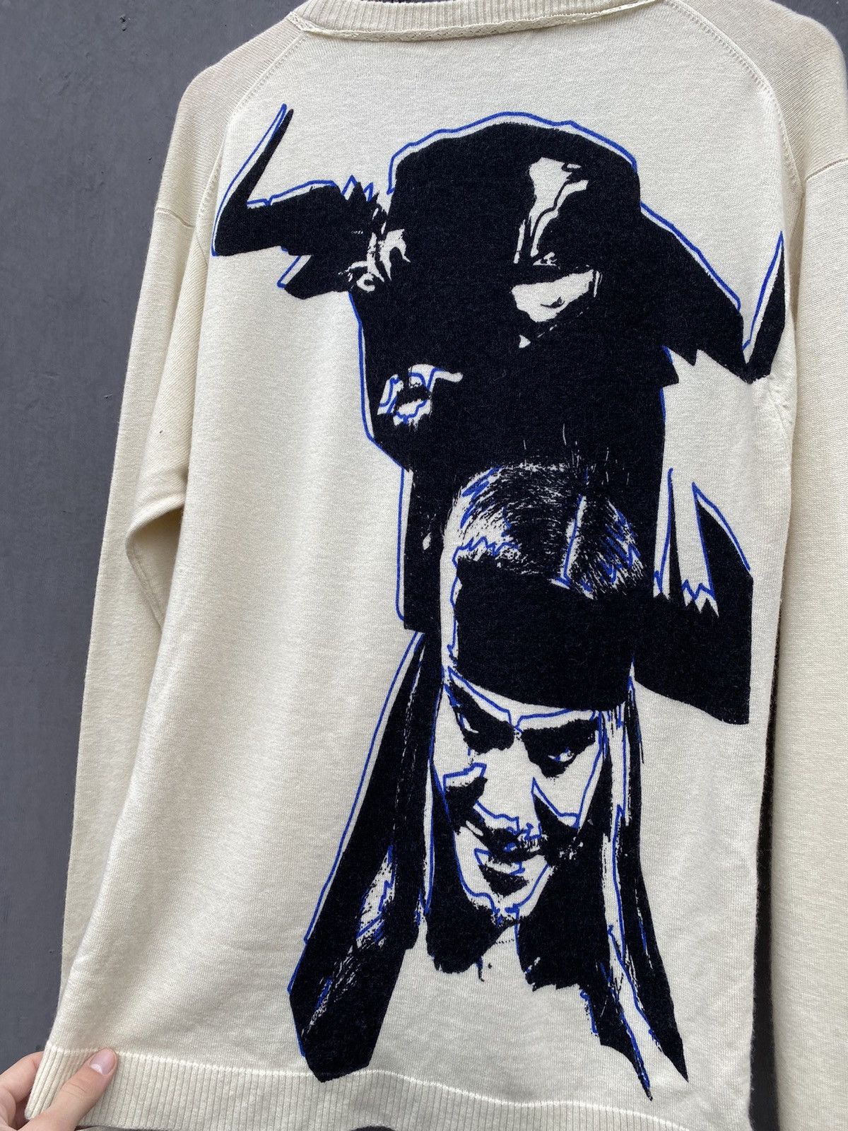 John Galliano × Vintage John Galliano wool cardigan back two face print size L Rare Size US L / EU 52-54 / 3 - 8 Thumbnail