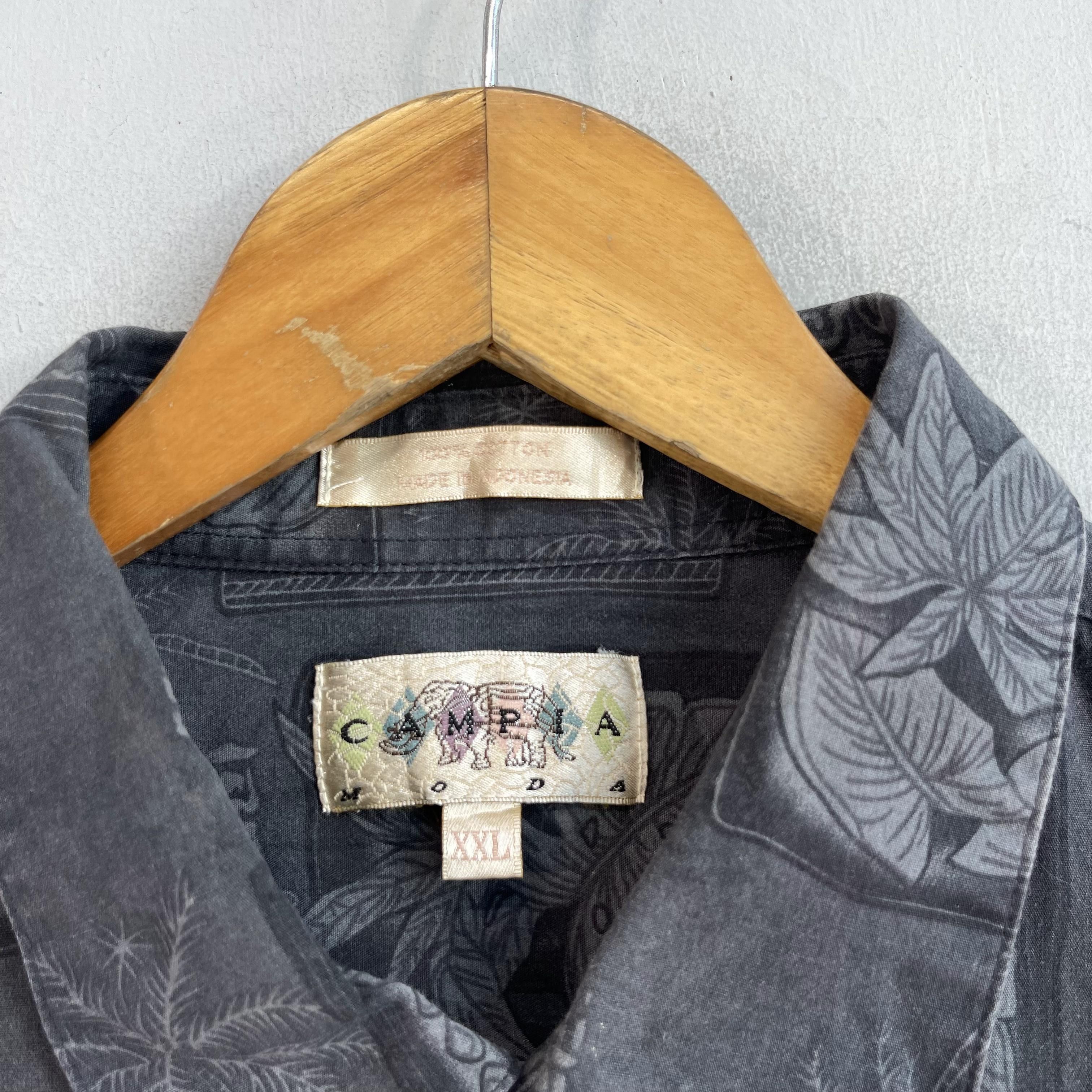 Batik Bay × Vintage Vintage Aloha Tropical Forest Floral Motive Button Up Shirt Size US XXL / EU 58 / 5 - 5 Thumbnail
