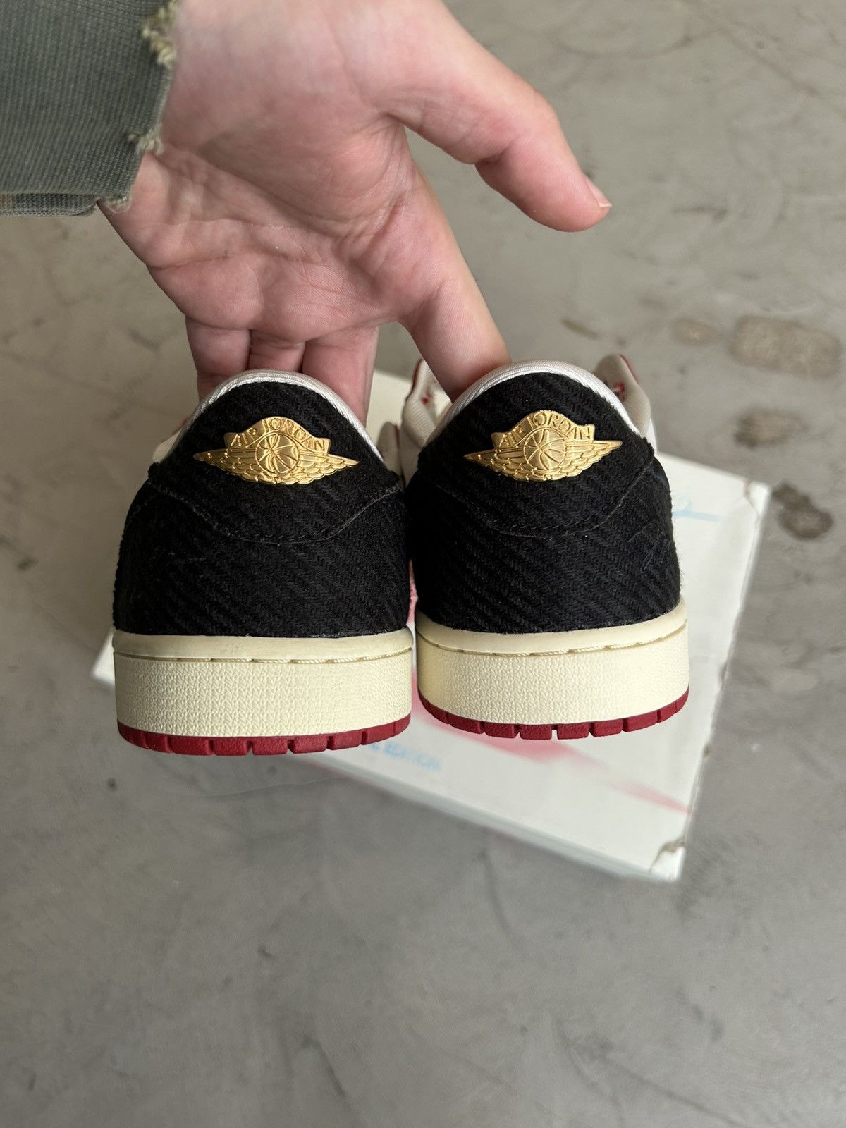 Jordan Brand Trophy Room x Jordan 1 Retro Low OG Size US 11.5 / EU 44-45 - 4 Thumbnail