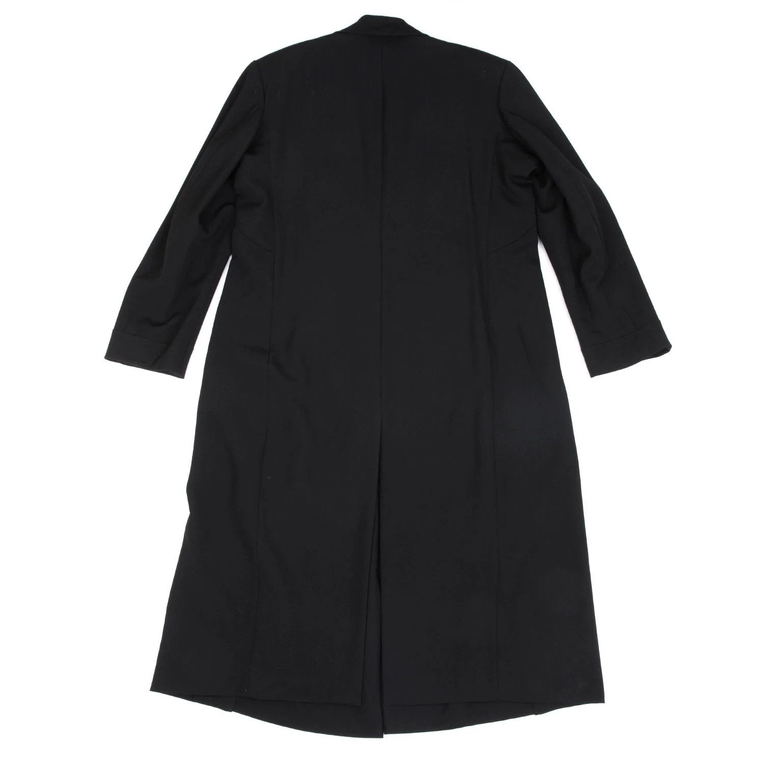 Yohji Yamamoto Yohji Yamamoto Wool Gabardine Long Jacket Size US M / EU 48-50 / 2 - 9 Thumbnail