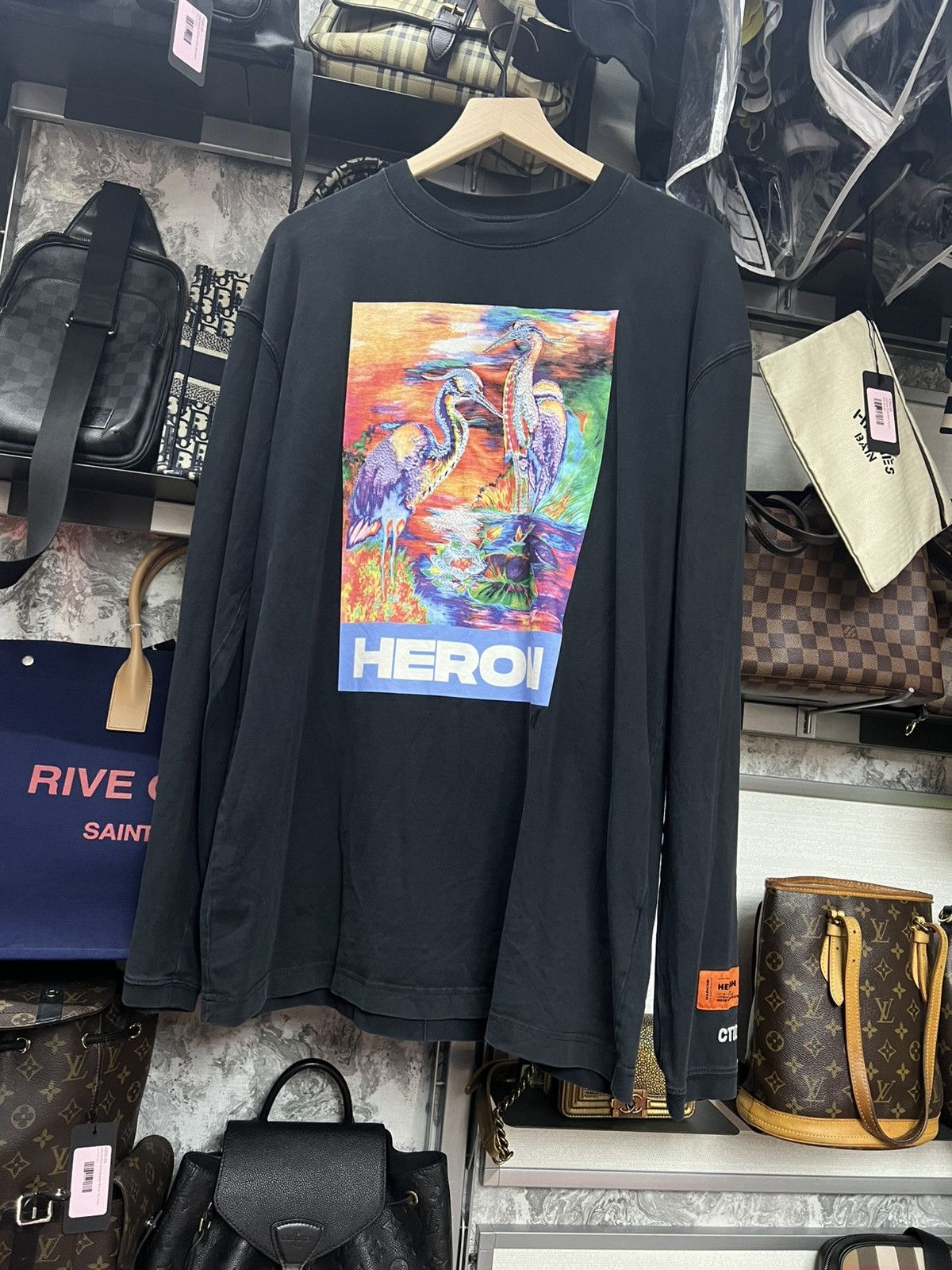 Heron Preston Heron Preston Long Sleeve Size US M / EU 48-50 / 2 - 1 Thumbnail