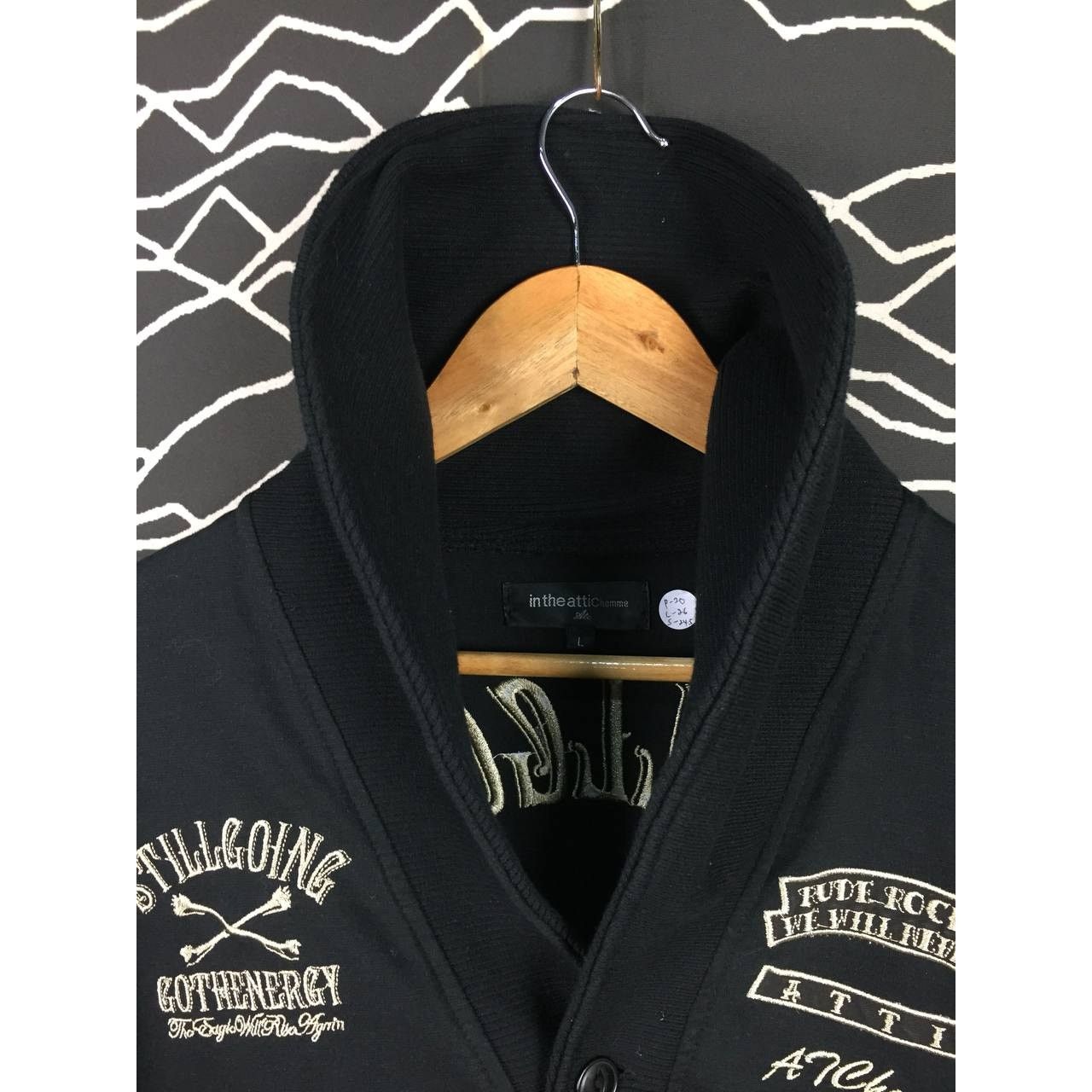 In The Attic × Japanese Brand × Seditionaries In The Attic Homme Skull Embroidered Shawl Collar Cardigan Size US M / EU 48-50 / 2 - 13 Thumbnail