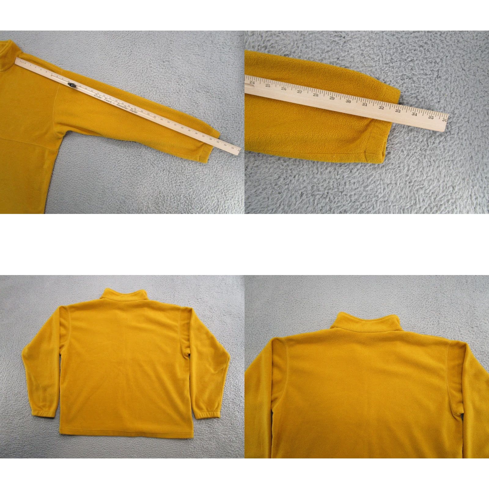 Vintage VINTAGE Col umbia Gold Yellow Fleece 1/4 Zip Pullover Jacket Men's XL Outdoor Size US XL / EU 56 / 4 - 8 Thumbnail