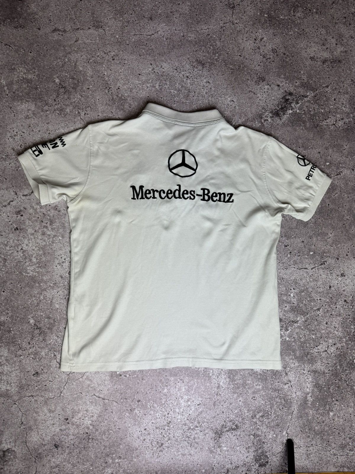 Mercedes-Benz × Vintage Mercedes Benz Hugo Boss Polo T Shirt Racing Size US XL / EU 56 / 4 - 15 Thumbnail