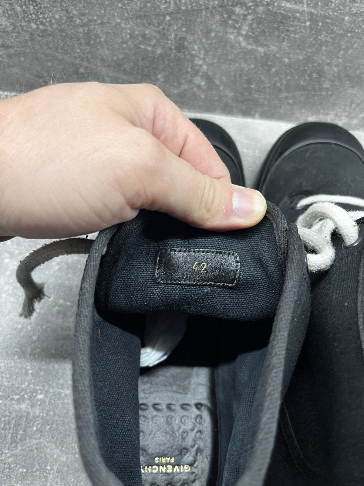 Givenchy Givenchy High Black Canvas Combat Boots Size US 9 / EU 42 - 10 Thumbnail
