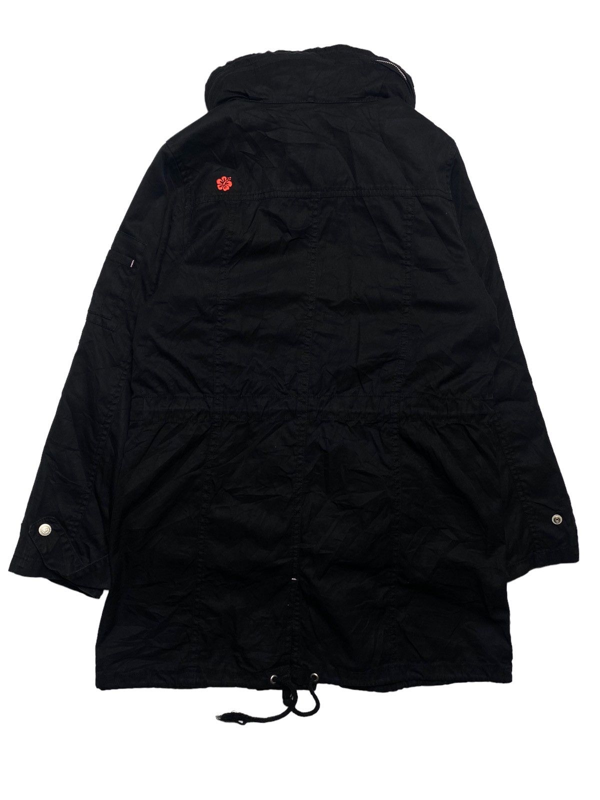 Japanese Brand 2000s Daisy Lovers - Black Cargo Jacket Hidden Hoodie Size M / US 6-8 / IT 42-44 - 3 Thumbnail