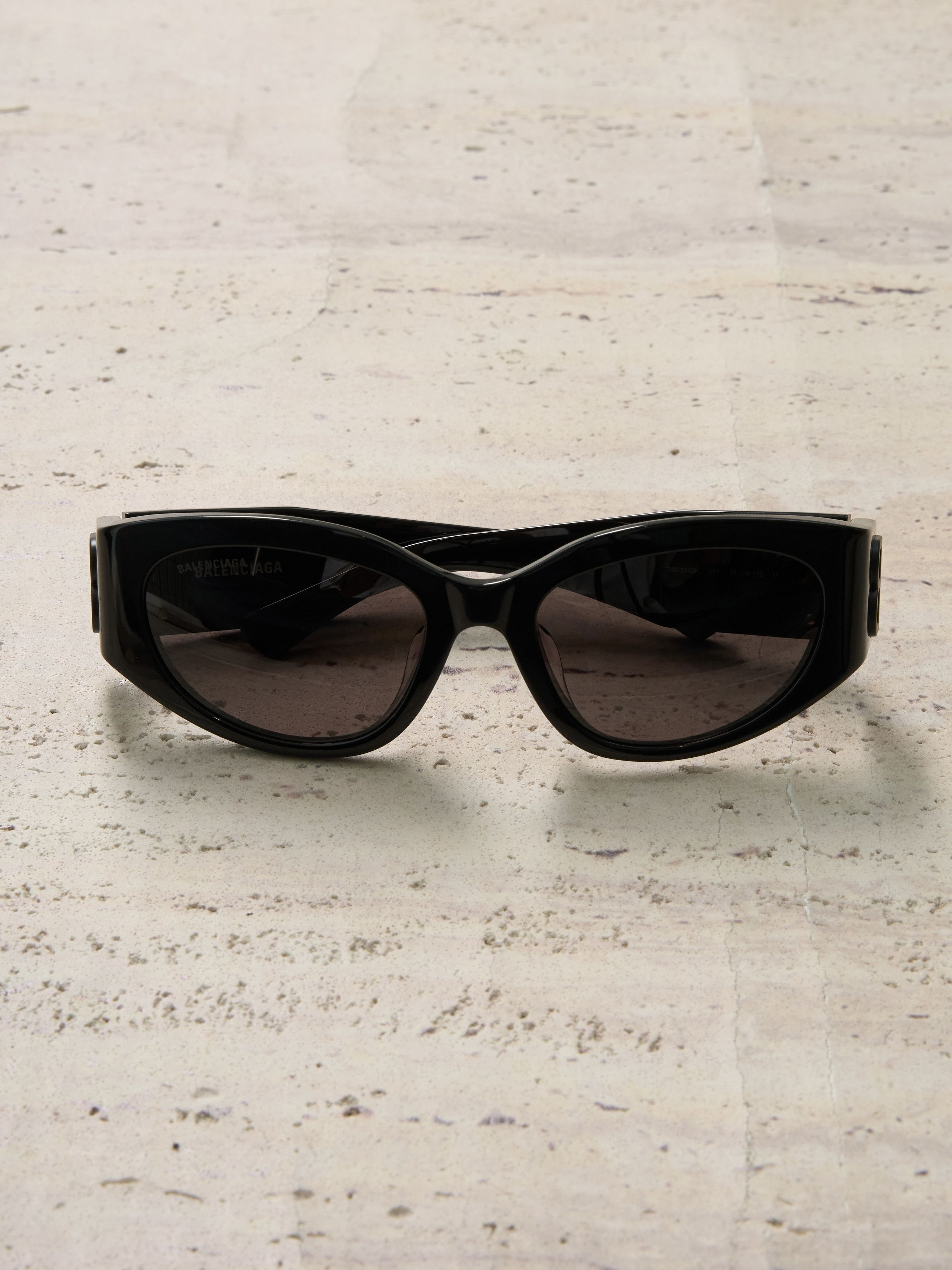 Balenciaga BALENCIAGA BB0324SK 001 Sunglasses BLACK GREY Size ONE SIZE - 9 Thumbnail