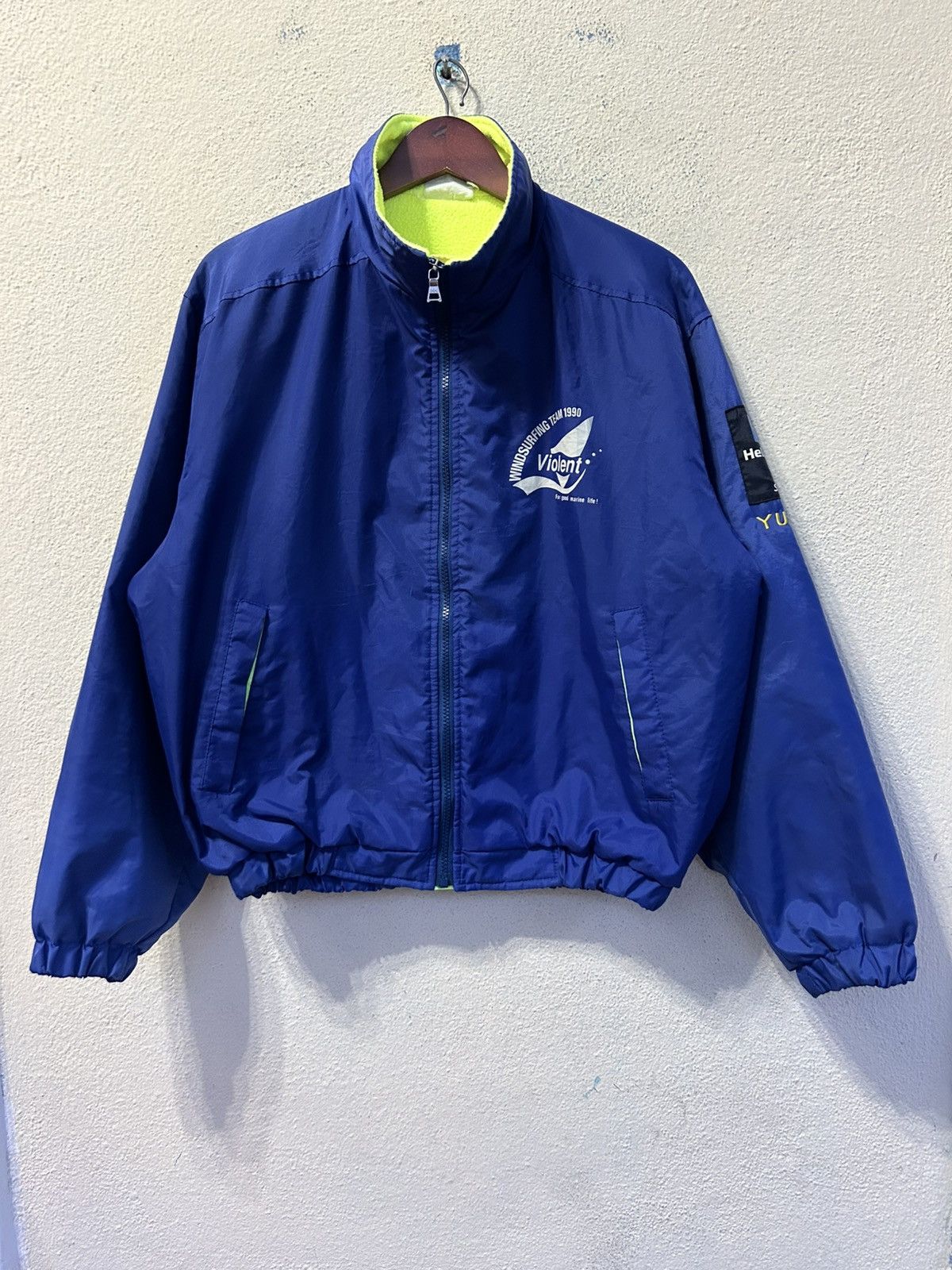 Helly Hansen × Vintage Violent Windsurfing Team 1990 Nylon Jacket Size US L / EU 52-54 / 3 - 1 Thumbnail