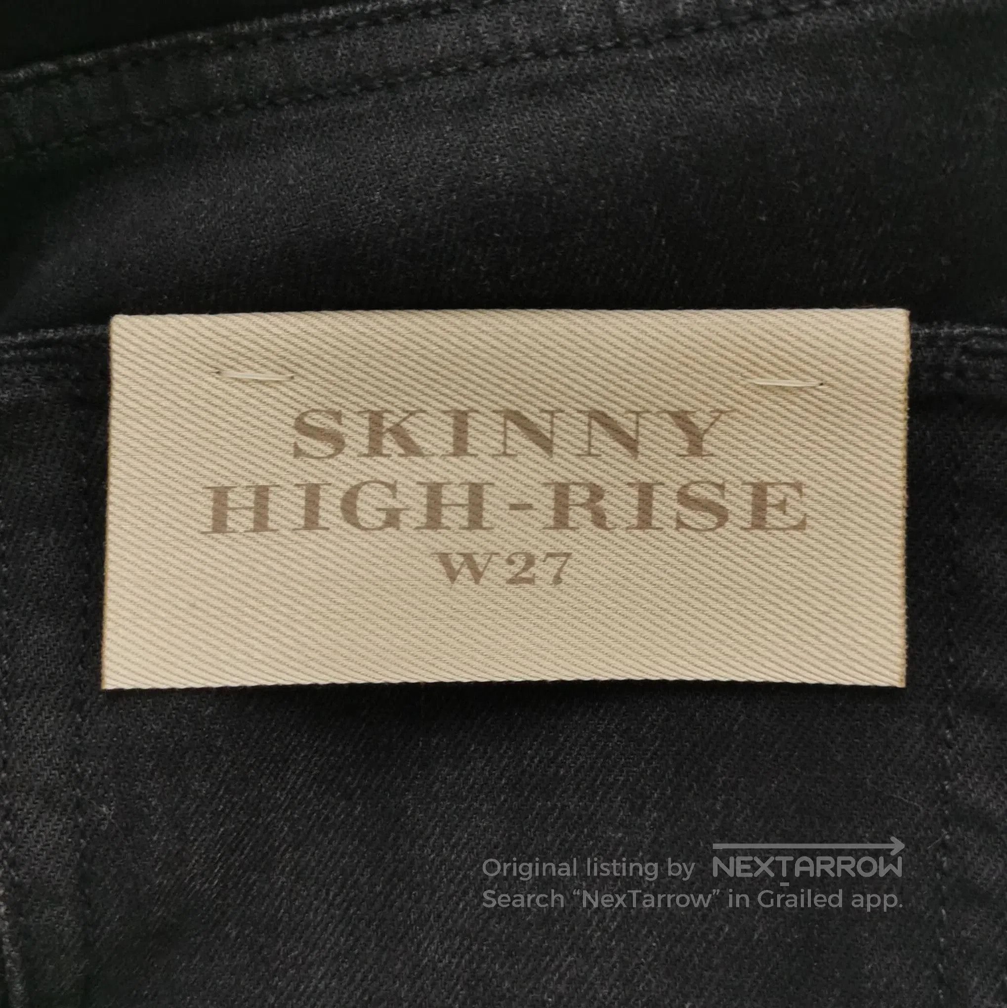 Burberry Burberry Brit Slim Fit Black Cotton Pants . Size US 37 - 2 Thumbnail