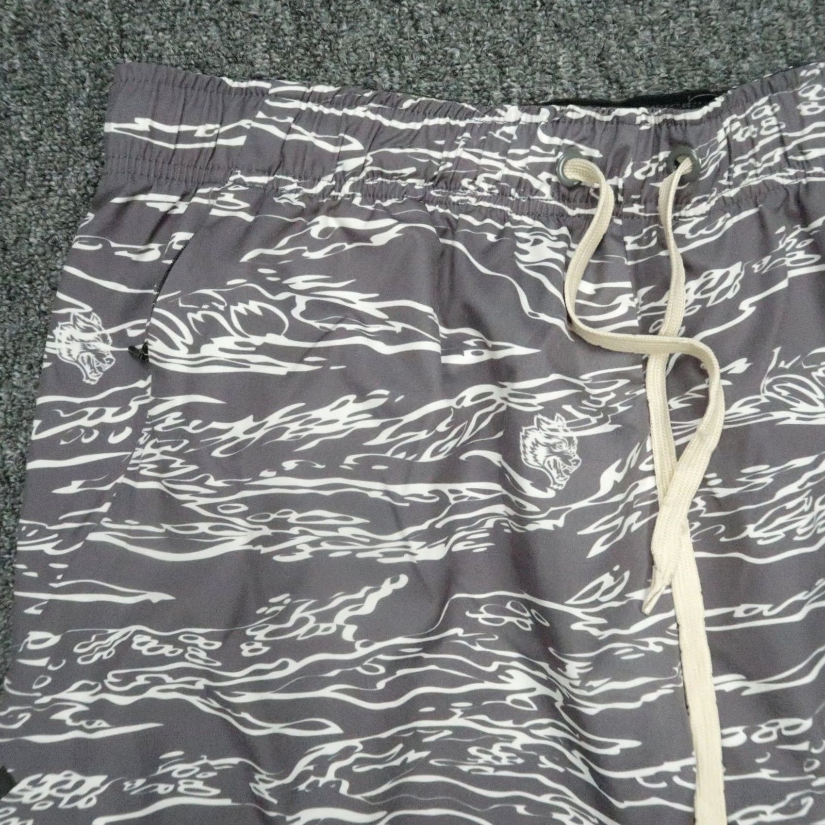 Darc Sport Darc Sport Shorts Mens XL Gray Camo Tiger Stripe Limited Edition Wolf Size US 36 / EU 52 - 2 Thumbnail