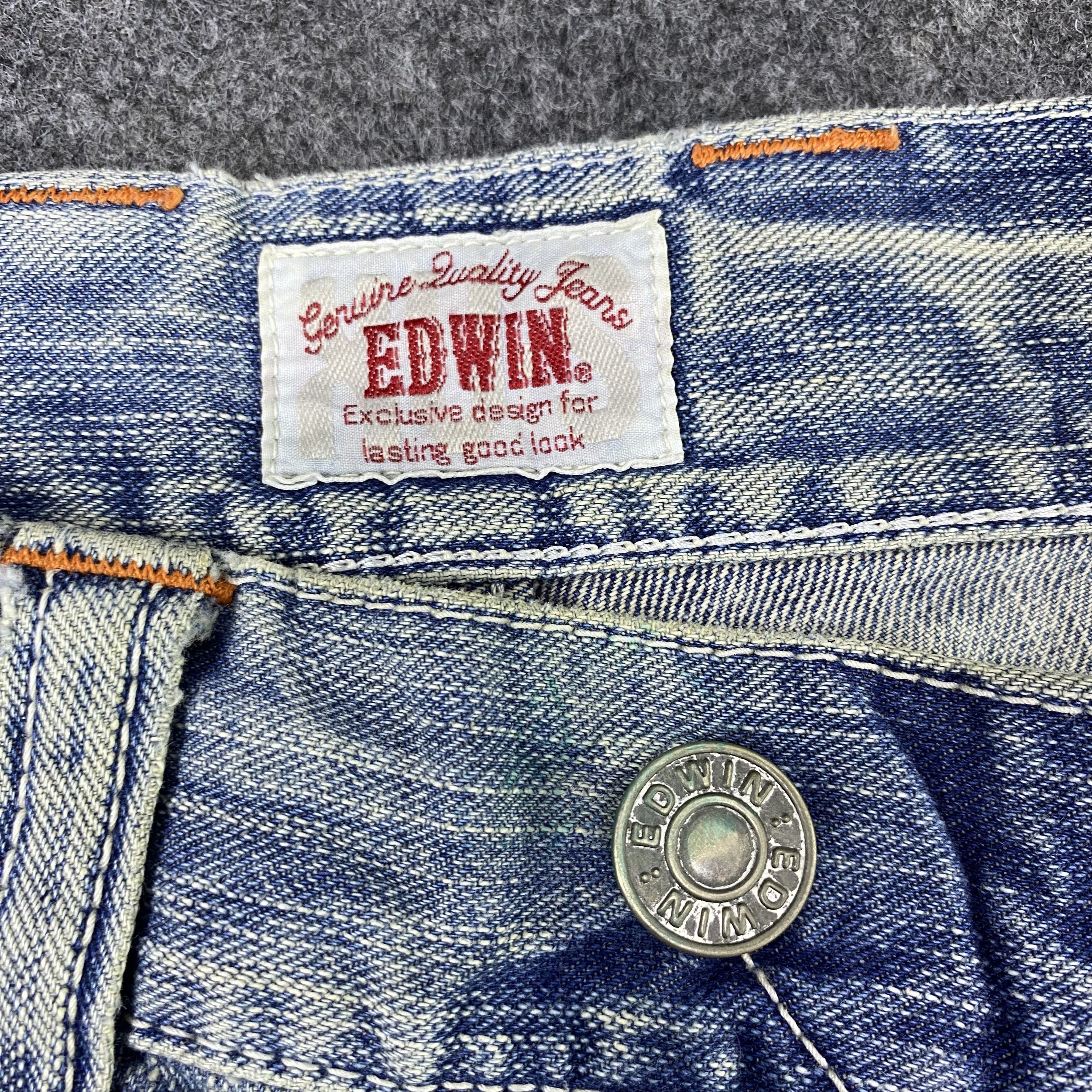 Edwin × Japanese Brand Edwin 424 XVS Straight Jeans-J1152 Size US 32 / EU 48 - 8 Thumbnail