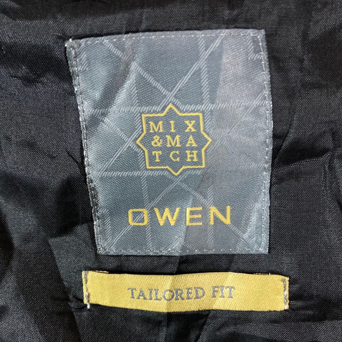 Vintage Vintage Owen Tiny Checkered Flat Button Coat Blazer Jacket Size US S / EU 44-46 / 1 - 7 Thumbnail