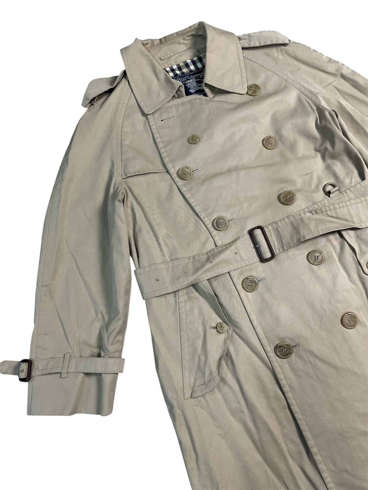 Burberry Vintage Burberrys Porsum London Novacheck Trench Coat Size US M / EU 48-50 / 2 - 6 Thumbnail