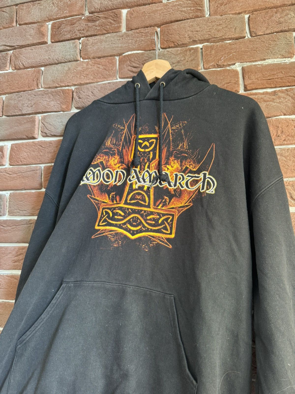 Band Tees Vintage Amon Amarth Band Hoodie Death Metal Black Streetwear Size US XXL / EU 58 / 5 - 3 Thumbnail