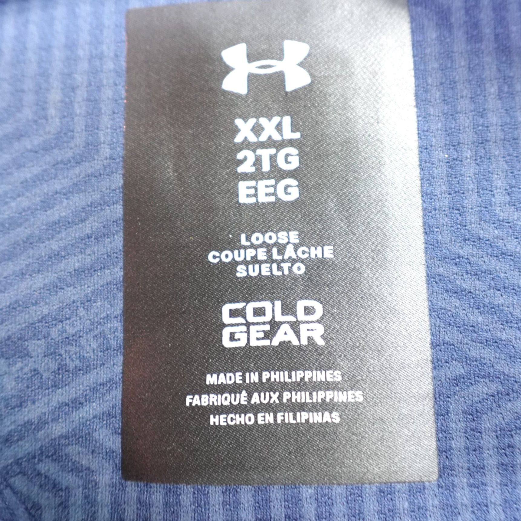 Under Armour Under Armour Jacket 2XL Blue Coldgear Infrared Full Zip Mens Size US XXL / EU 58 / 5 - 3 Thumbnail