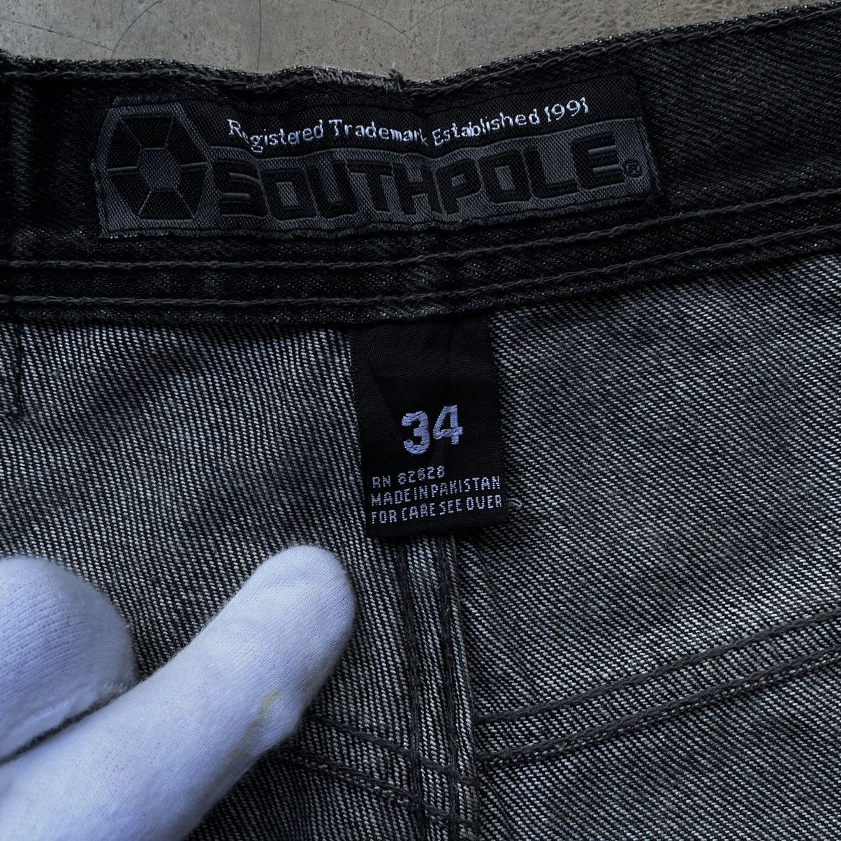 Southpole VINTAGE Y2K BAGGY SOUTHPOLE DISTRESSED HIPHOP SKATE JEANS Size US 35 - 9 Thumbnail