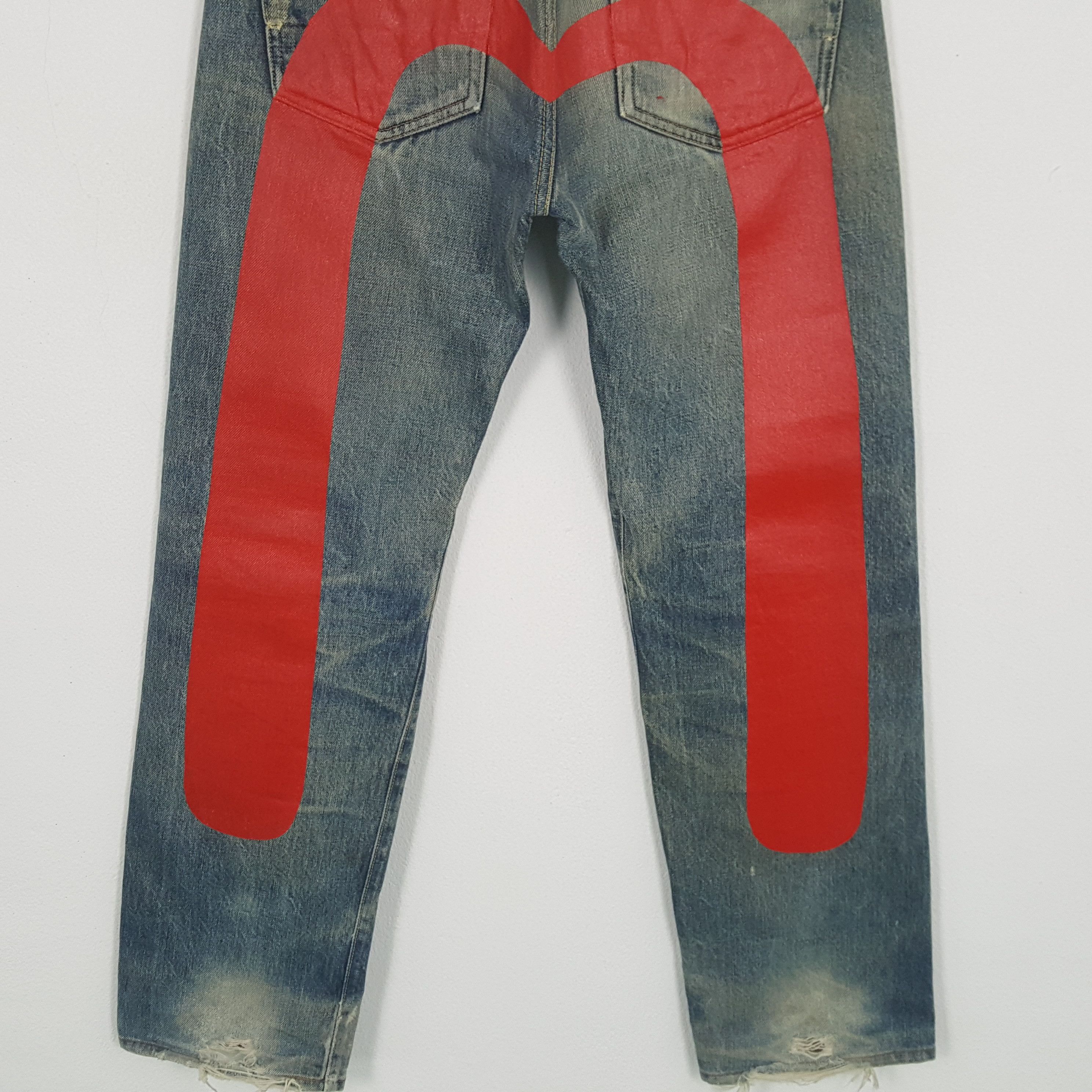 Japanese Brand × Vintage EVISU Japanese Brand Streetwear Custom Daicock Jeans Size US 26 / EU 42 - 3 Thumbnail