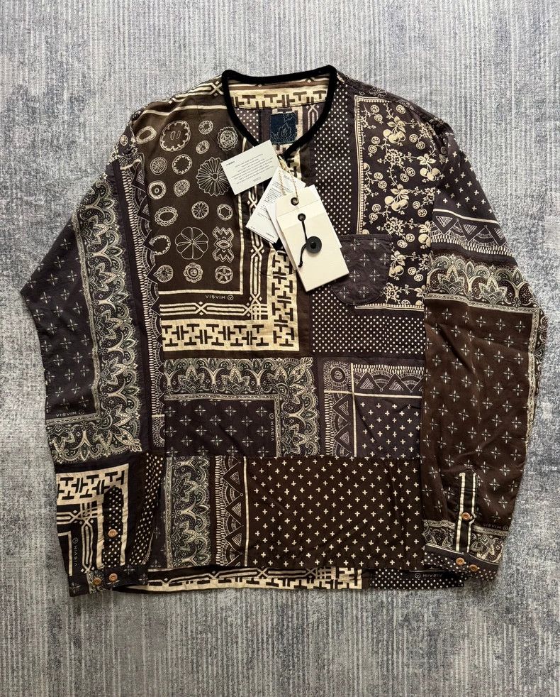 Visvim visvim 19SS ICT TUNIC P.O. Original Limited Black Cashew Fl Size US L / EU 52-54 / 3 - 1 Thumbnail