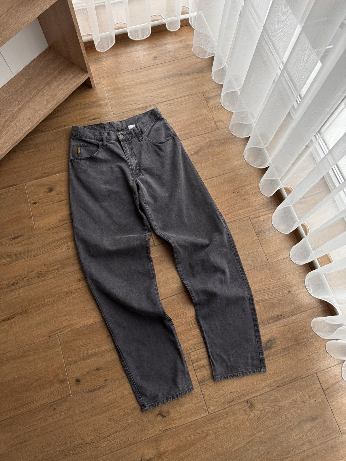 Armani × Vintage Vintage Armani Jeans Grey Baggy Japanese Streetwear Pants Size US 30 / EU 46 - 4 Thumbnail