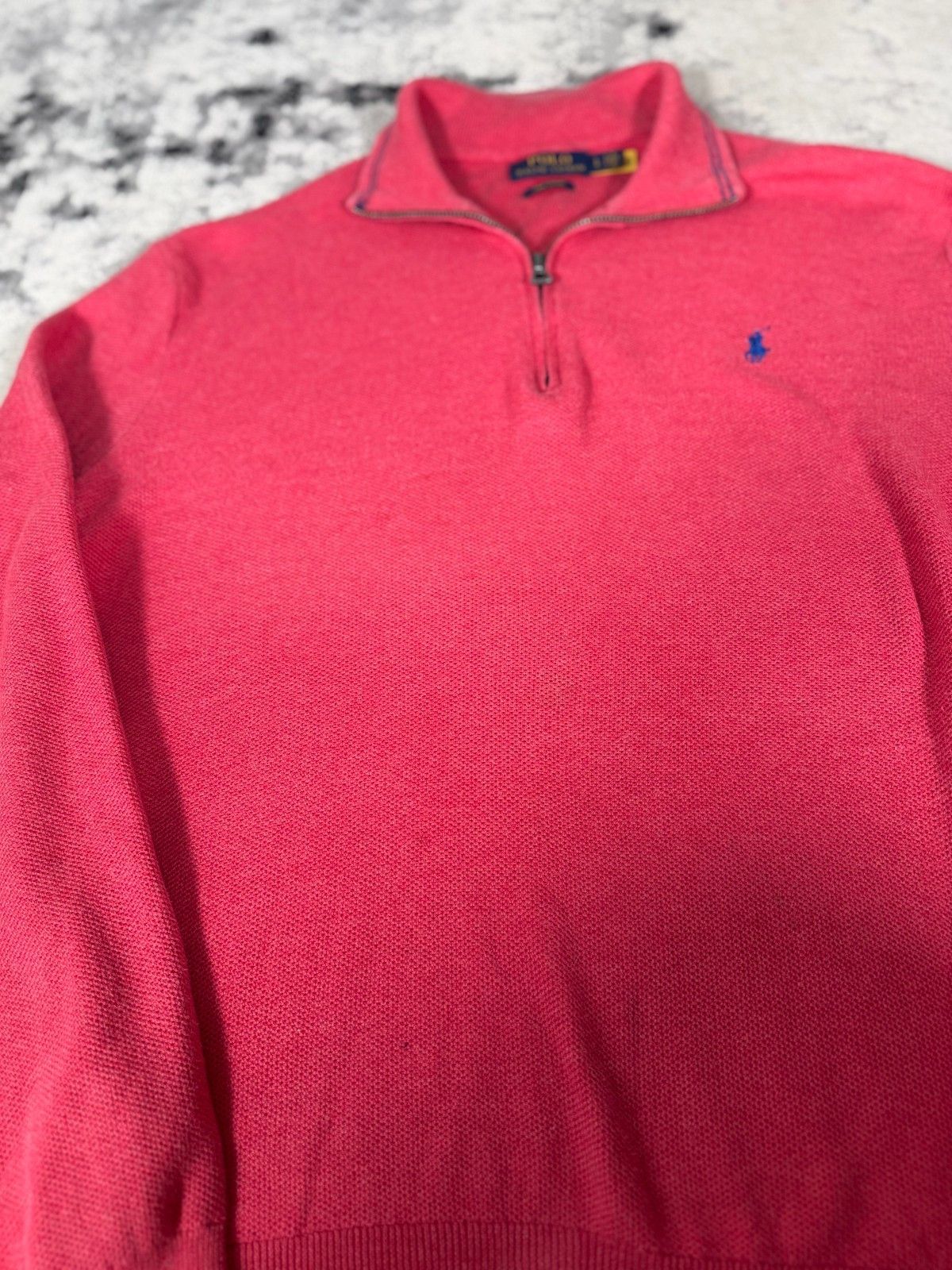 Polo Ralph Lauren Vintage Polo Ralph Lauren Pima Cotton 1/4 Zip Sweater Size US M / EU 48-50 / 2 - 5 Thumbnail