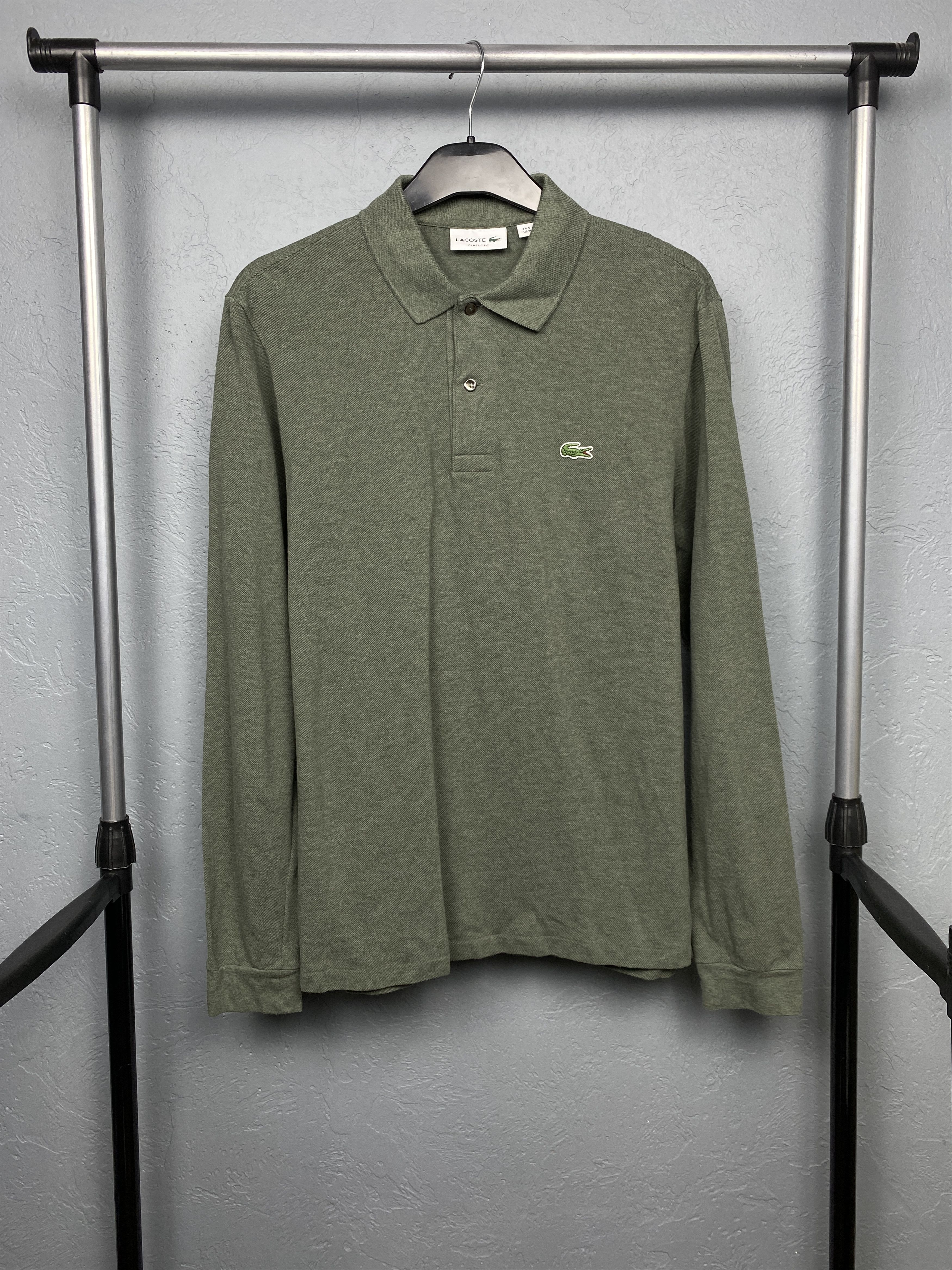 Lacoste × Vintage Lacoste Vintage Mens Long Sleeve Polo Shirt Size 4 M Size US M / EU 48-50 / 2 - 1 Thumbnail