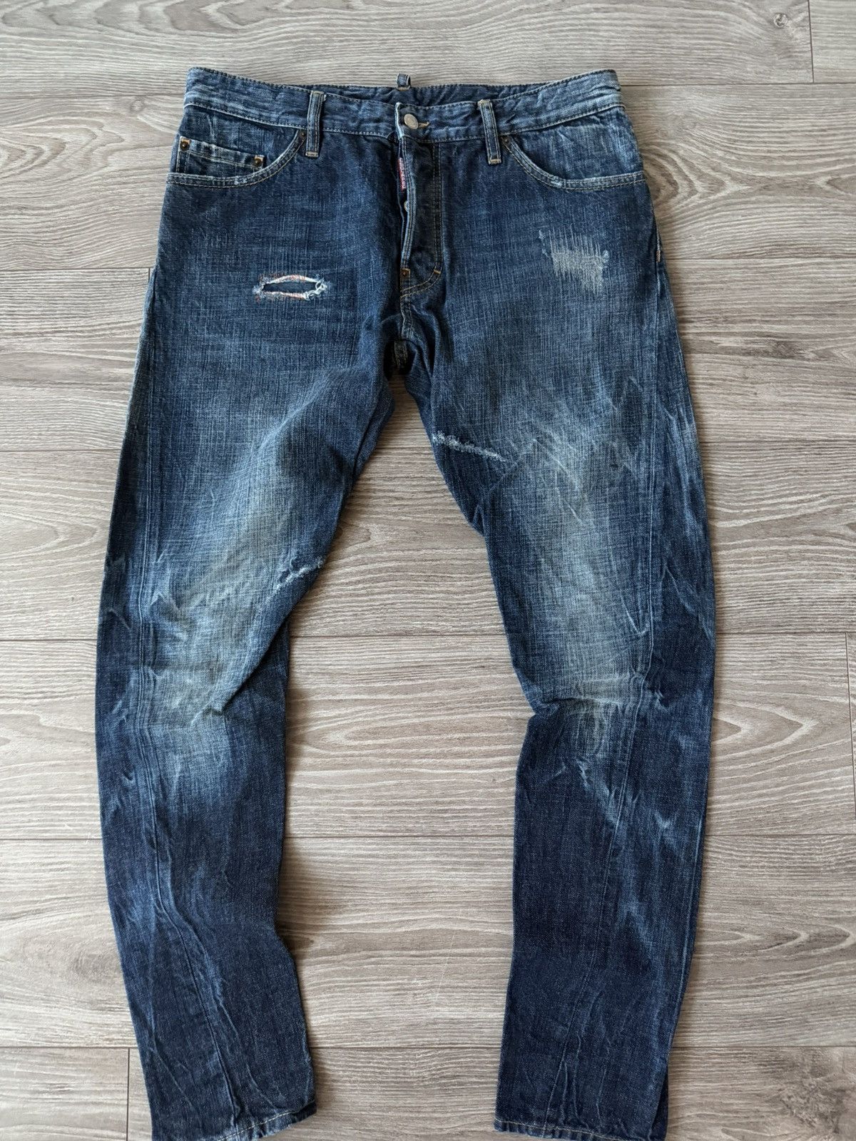 Dsquared2 Dsquared 2 Vintage Distressed Opium Rare Denim Jeans Size US 33 - 2 Thumbnail