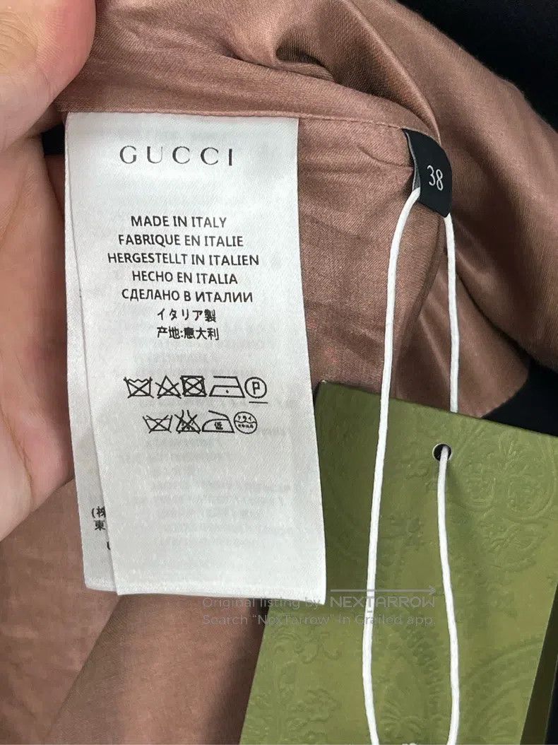 Gucci gucci Black metal buckle logo lapel jacket Size XS / US 0-2 / IT 36-38 - 4 Thumbnail