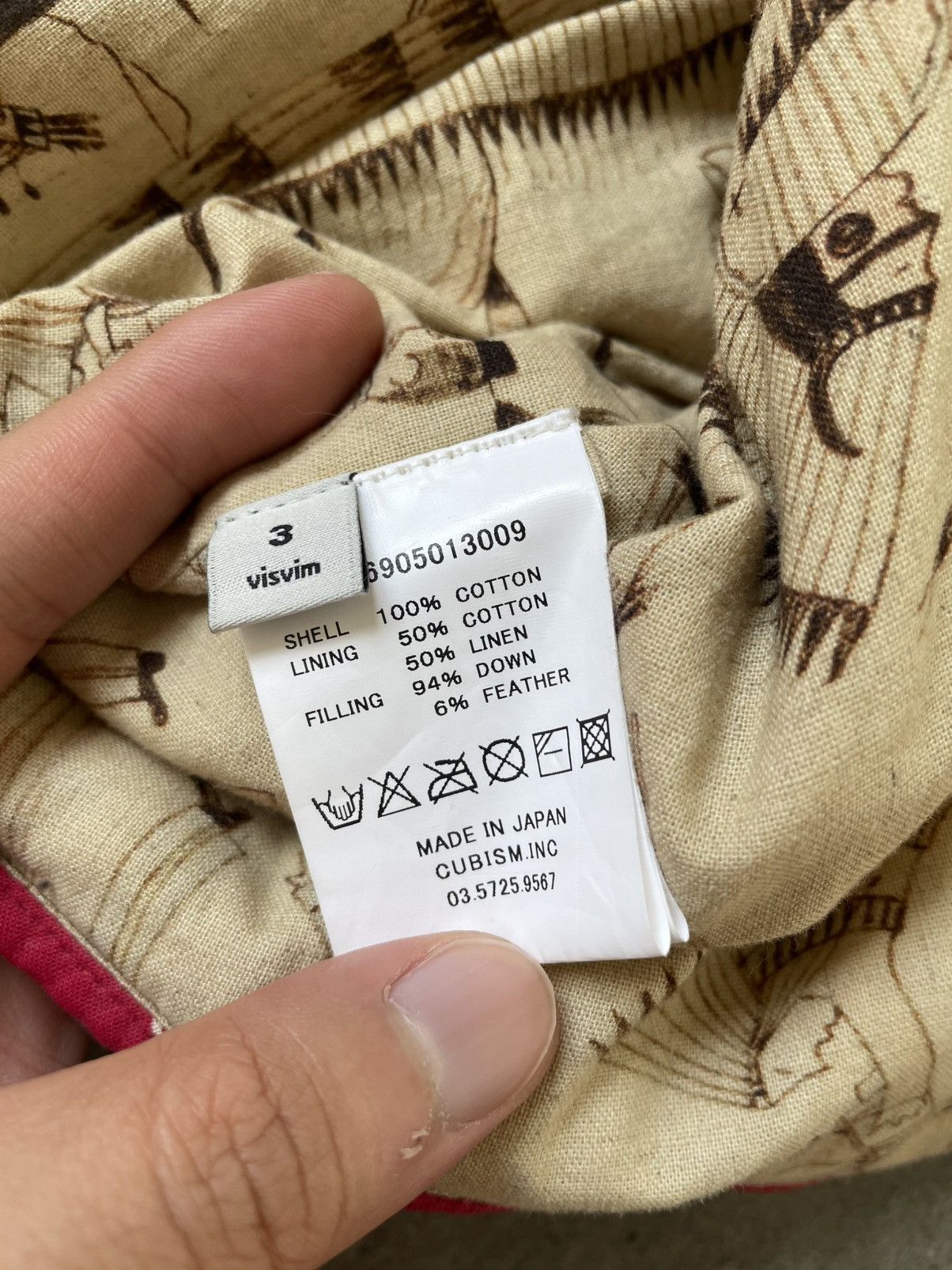 Visvim Visvim FW16 ICT Kerchief down JKT Red Bandana Size US L / EU 52-54 / 3 - 7 Thumbnail