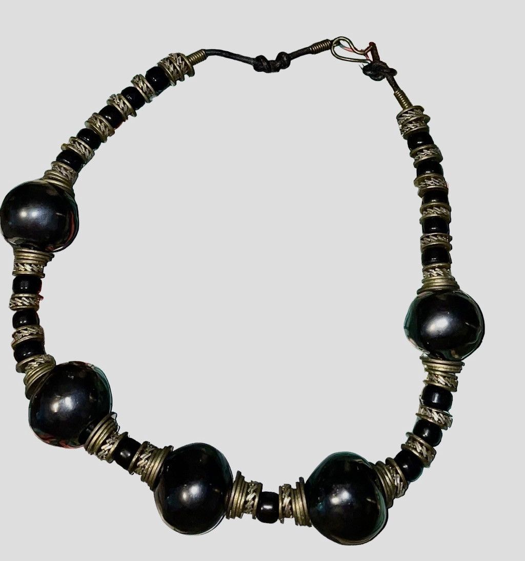 Vintage Estate 80’s Australian Tribe Hematite Necklace Size ONE SIZE - 3 Thumbnail
