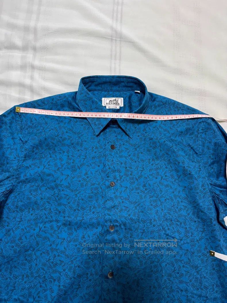 Hermes Hermes Shirt, high-end color combination, classic pattern Size US M / EU 48-50 / 2 - 3 Thumbnail