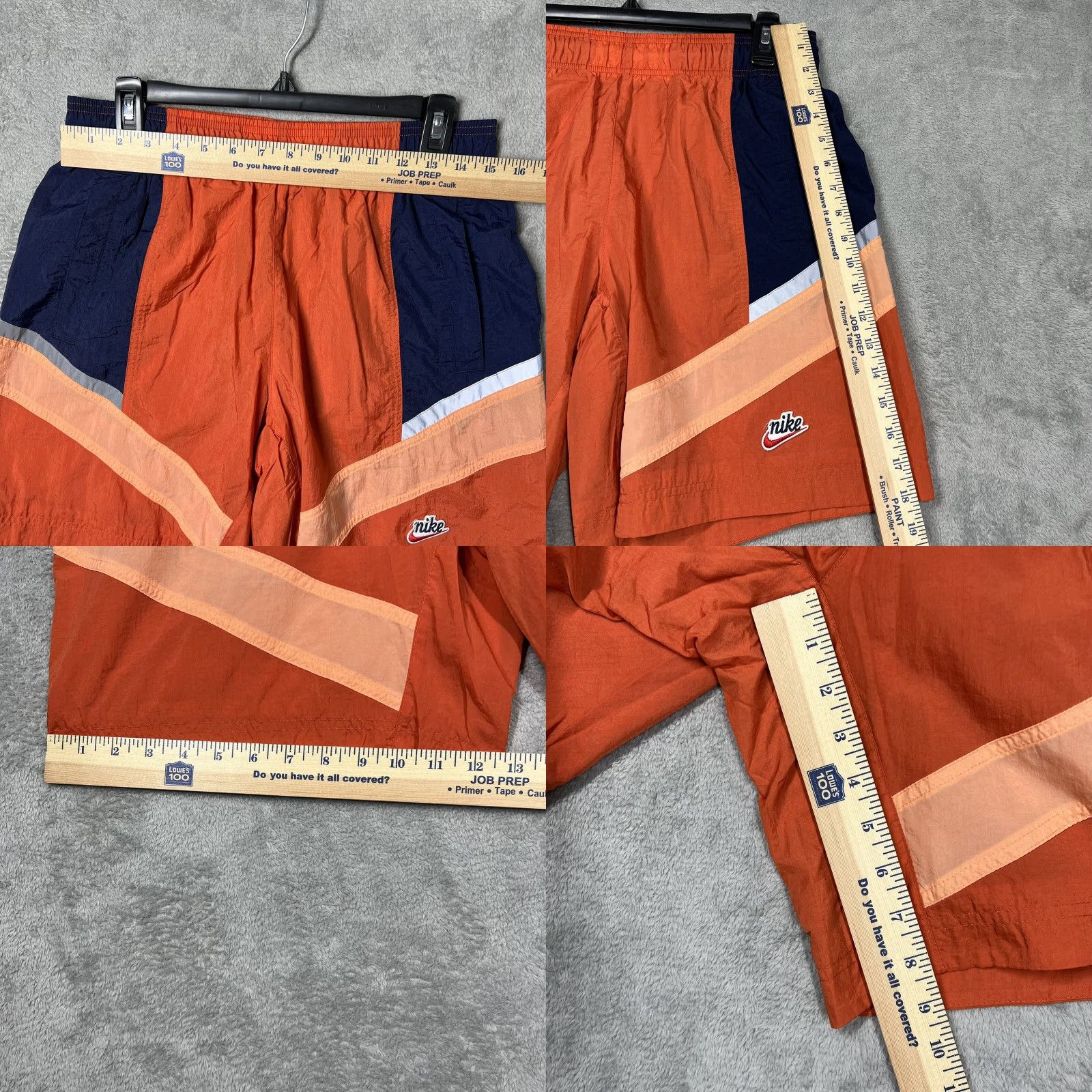 Nike Nike Sportswear Mens Shorts Heritage Windrunner Orange CU4436-861 Size US 31 - 9 Thumbnail