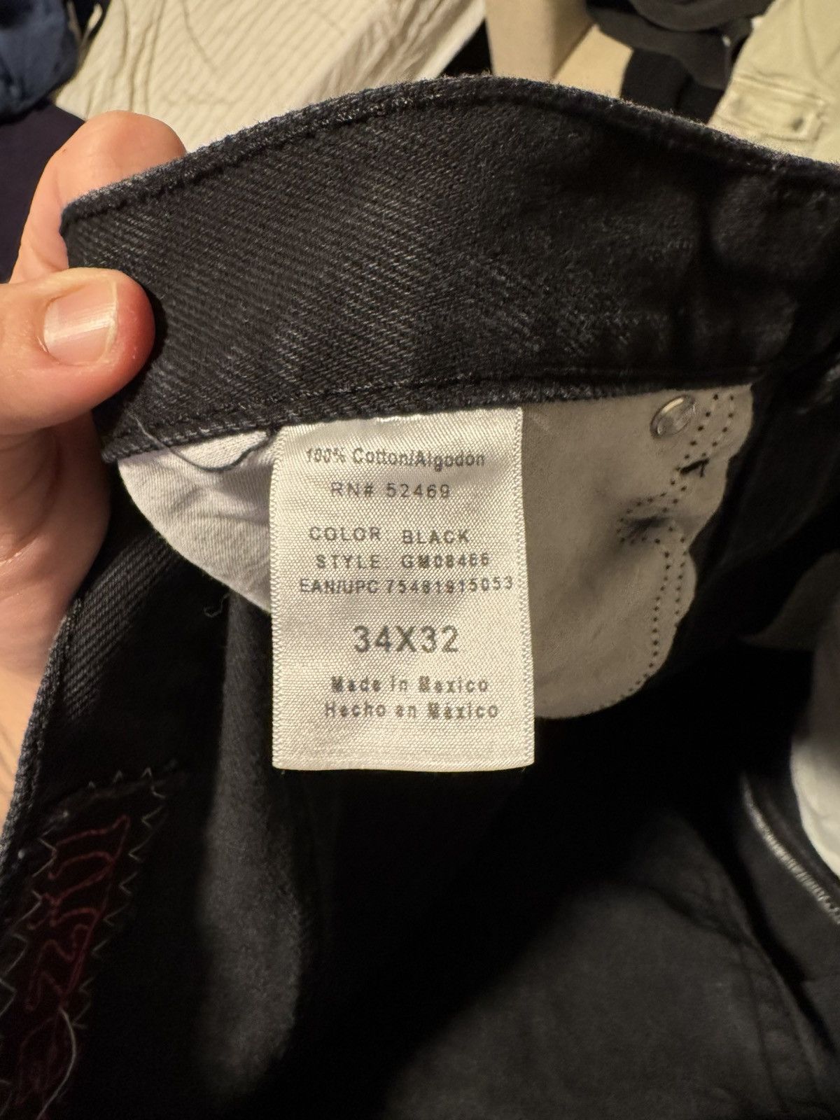 Other Chrome Heart Style Black Jeans Size US 34 / EU 50 - 3 Thumbnail