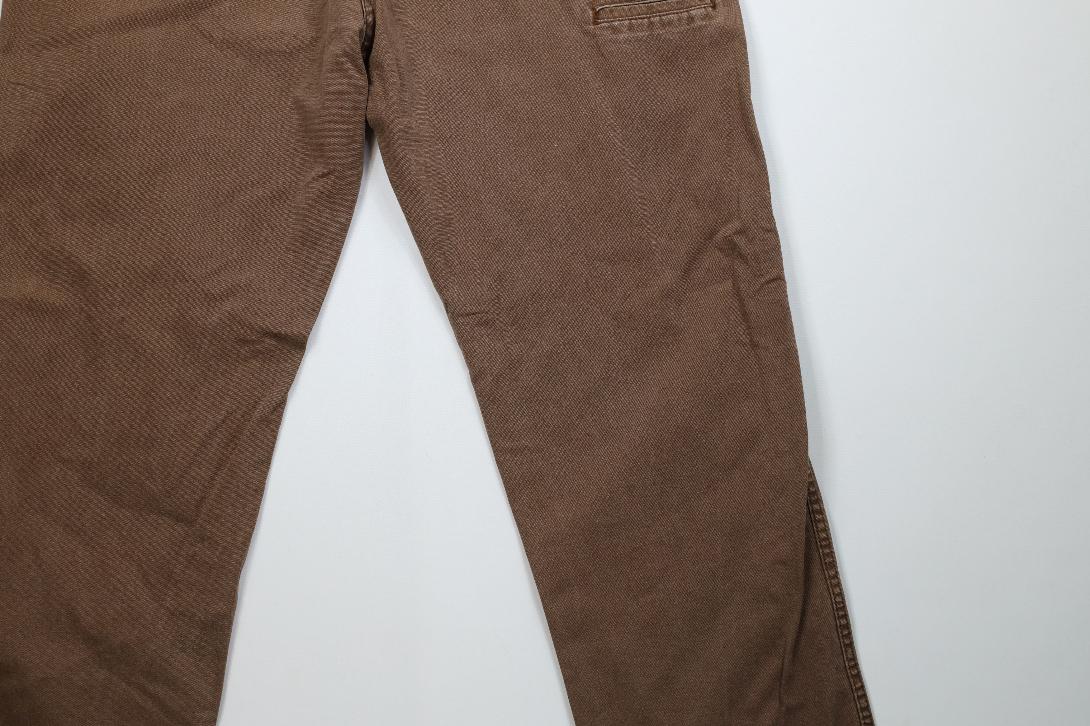 Dickies Vintage Y2K Dickies Workwear Wide Leg Dungaree Pants Brown Size US 42 / EU 58 - 14 Thumbnail